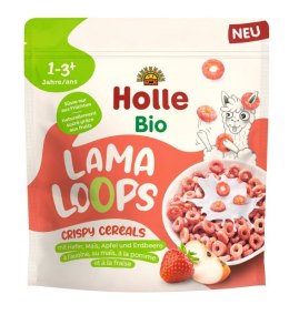 KÓŁKA ZBOŻOWE JABŁKOWO - TRUSKAWKOWA LAMA BEZ DODATKU CUKRÓW OD 1 ROKU BIO 125 g - HOLLE HOLLE (żywność dla niemowląt)