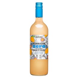 KOMBUCHA O SMAKU MANGO I MARAKUI ZERO % CUKRU 750 ml - DELIKATNA DELIKATNA (kombucha, kimchi, zakwas)