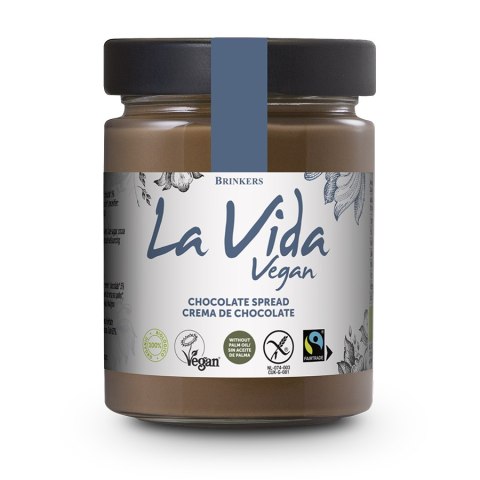 KREM CZEKOLADOWY BEZGLUTENOWY FAIR TRADE BIO 270 g - LA VIDA LA VIDA (kremy orzechowe) KREM CZEKOLADOWY BEZGLUTENOWY FAIR TRADE BIO 270 g - LA VIDA LA VIDA (kremy orzechowe)