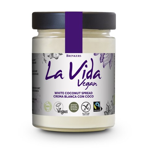 KREM KOKOSOWY BEZGLUTENOWY FAIR TRADE BIO 270 g - LA VIDA LA VIDA (kremy orzechowe)