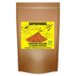 KURKUMA MIELONA Z CZARNYM PIEPRZEM BIO 200 g - BIO PLANET SUPERFOODS BIO PLANET - seria SUPERFOODS