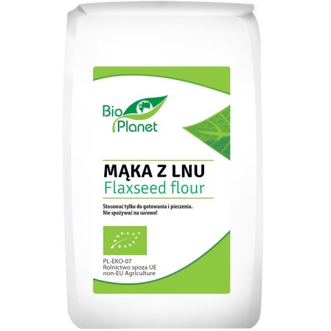MĄKA Z LNU BIO 400 g - BIO PLANET BIO PLANET - seria MĄKI I SKROBIE MĄKA Z LNU BIO 400 g - BIO PLANET BIO PLANET - seria MĄKI I SKROBIE