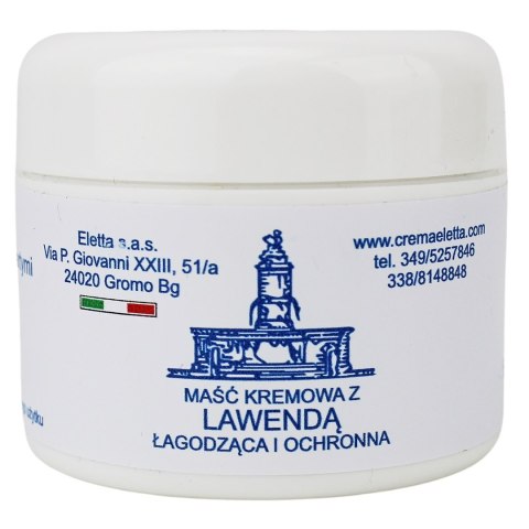 MAŚĆ KREMOWA Z LAWENDĄ ŁAGODZĄCA I OCHRONNA 50 ml - ELETTA ELETTA (kremy, maście) MAŚĆ KREMOWA Z LAWENDĄ ŁAGODZĄCA I OCHRONNA 50 ml - ELETTA ELETTA (kremy, maście)