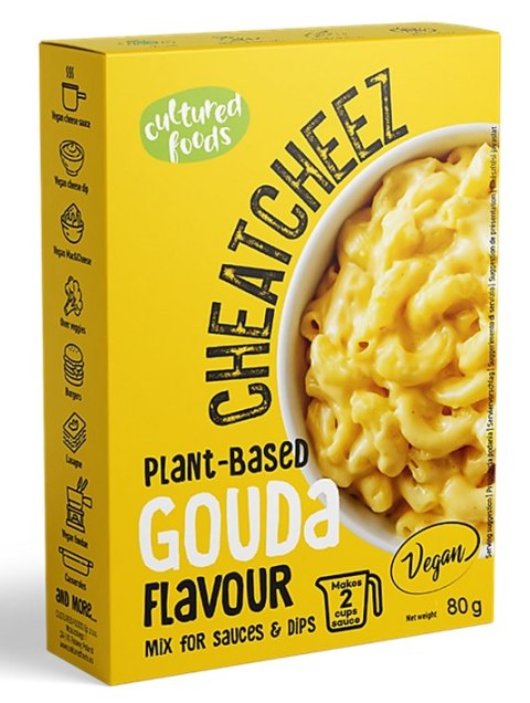 MIESZANKA NA WEGAŃSKI SOS LUB DIP O SMAKU SERA GOUDA BEZGLUTENOWY 80 g - CULTURED FOODS CULTURED FOODS (zamienniki wegańskie) MIESZANKA NA WEGAŃSKI SOS LUB DIP O SMAKU SERA GOUDA BEZGLUTENOWY 80 g - CULTURED FOODS CULTURED FOODS (zamienniki wegańskie)