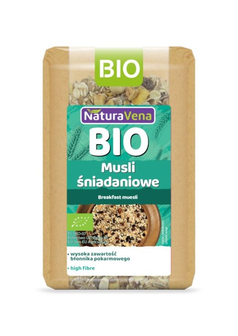 MUSLI ŚNIADANIOWE BIO 300 g - NATURAVENA NATURAVENA BIO