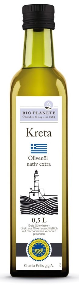 OLIWA Z OLIWEK EXTRA VIRGIN KRETA P.G.I. BIO 500 ml - BIO PLANETE BIO PLANETE (oleje i oliwy)