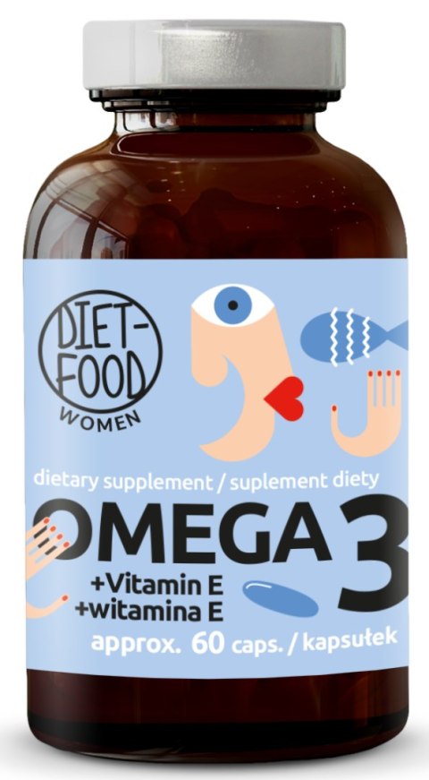 OMEGA-3 60 KAPSUŁEK - DIET-FOOD DIET-FOOD OMEGA-3 60 KAPSUŁEK - DIET-FOOD DIET-FOOD