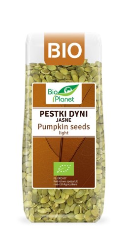 PESTKI DYNI JASNE BIO 150 g - BIO PLANET BIO PLANET - seria BRĄZOWA (orzechy i pestki)