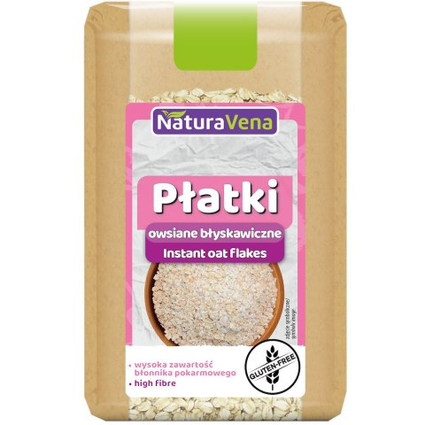 PŁATKI OWSIANE BŁYSKAWICZNE BEZGLUTENOWE 300 g - NATURAVENA NATURAVENA PŁATKI OWSIANE BŁYSKAWICZNE BEZGLUTENOWE 300 g - NATURAVENA NATURAVENA