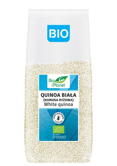 QUINOA BIAŁA (KOMOSA RYŻOWA) BEZGLUTENOWA BIO 1 kg - BIO PLANET BIO PLANET - seria NIEBIESKA (ryże, kasze, ziarna) QUINOA BIAŁA (KOMOSA RYŻOWA) BEZGLUTENOWA BIO 1 kg - BIO PLANET BIO PLANET - seria NIEBIESKA (ryże, kasze, ziarna)