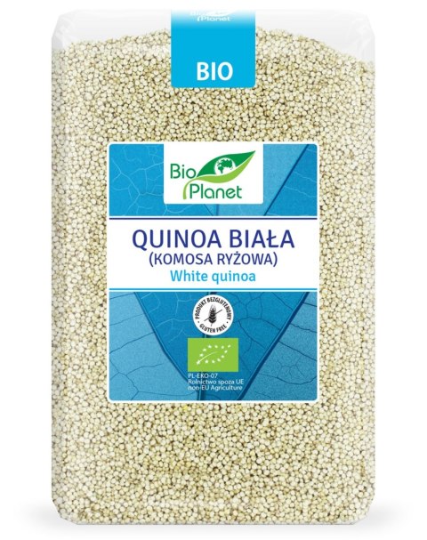 QUINOA BIAŁA (KOMOSA RYŻOWA) BEZGLUTENOWA BIO 2 kg - BIO PLANET BIO PLANET - seria NIEBIESKA (ryże, kasze, ziarna) QUINOA BIAŁA (KOMOSA RYŻOWA) BEZGLUTENOWA BIO 2 kg - BIO PLANET BIO PLANET - seria NIEBIESKA (ryże, kasze, ziarna)