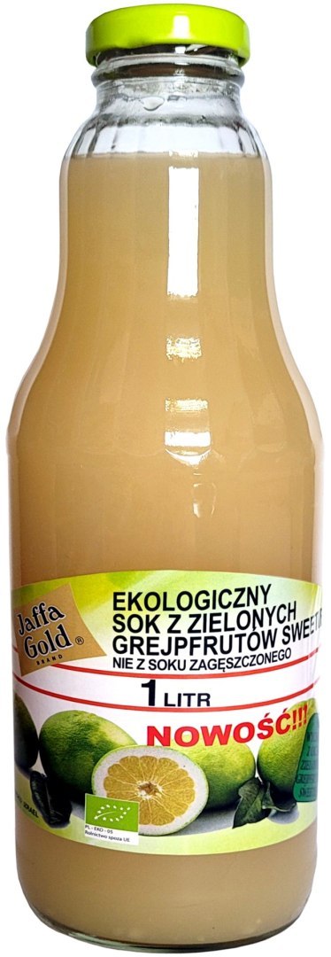 SOK Z ZIELONYCH GREJPFRUTÓW SWEETIE NFC BIO 1 L - JAFFA GOLD JAFFA GOLD (soki owocowe) SOK Z ZIELONYCH GREJPFRUTÓW SWEETIE NFC BIO 1 L - JAFFA GOLD JAFFA GOLD (soki owocowe)