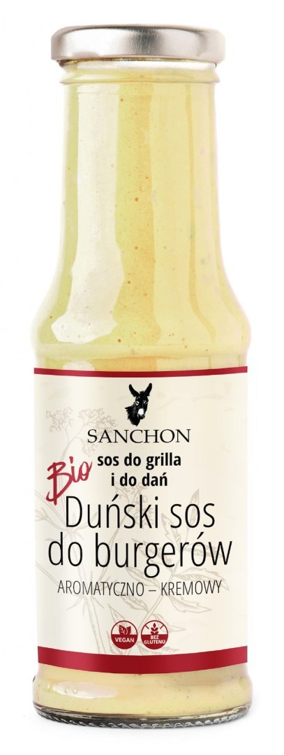 SOS DO BURGERÓW BEZGLUTENOWY BIO 210 ml - SANCHON SANCHON (sosy, przyprawy w płynie) SOS DO BURGERÓW BEZGLUTENOWY BIO 210 ml - SANCHON SANCHON (sosy, przyprawy w płynie)