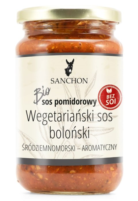 SOS WEGAŃSKI BOLOGNESE BEZGLUTENOWY BIO 330 ml - SANCHON SANCHON (sosy, przyprawy w płynie) SOS WEGAŃSKI BOLOGNESE BEZGLUTENOWY BIO 330 ml - SANCHON SANCHON (sosy, przyprawy w płynie)