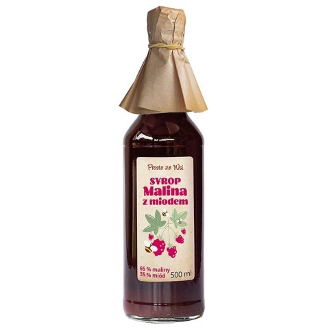 SYROP MALINA Z MIODEM 500 ml - PROSTO ZE WSI PROSTO ZE WSI (soki przecierowe) SYROP MALINA Z MIODEM 500 ml - PROSTO ZE WSI PROSTO ZE WSI (soki przecierowe)