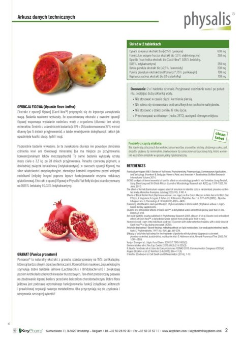 TABLETKI NA PŁASKI BRZUCH BIO 45 szt. - PHYSALIS PHYSALIS (olejki eteryczne, suplementy) TABLETKI NA PŁASKI BRZUCH BIO 45 szt. - PHYSALIS PHYSALIS (olejki eteryczne, suplementy)