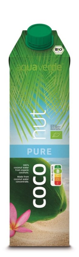 WODA KOKOSOWA BIO 1 L - AQUA VERDE AQUA VERDE (wody kokosowe)
