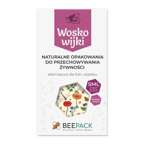 WOSKOWIJKI ZESTAW ROZMIAR S + M + L - BEEPACK BEEPACK (woskowijki) WOSKOWIJKI ZESTAW ROZMIAR S + M + L - BEEPACK BEEPACK (woskowijki)
