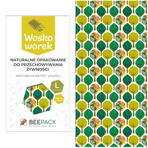 WOSKOWOREK ROZMIAR L - BEEPACK BEEPACK (woskowijki) WOSKOWOREK ROZMIAR L - BEEPACK BEEPACK (woskowijki)