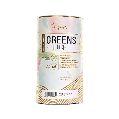 BŁONNIK GREENS & JUICE OWOCOWY 360 g - SO GOOD! SO GOOD! (suplementy diety) BŁONNIK GREENS & JUICE OWOCOWY 360 g - SO GOOD! SO GOOD! (suplementy diety)