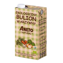 BULION WARZYWNY W PŁYNIE BEZGLUTENOWY BIO 1 L - ANETO NATURAL ANETO (buliony w płynie)