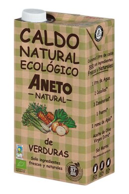 BULION WARZYWNY W PŁYNIE BEZGLUTENOWY BIO 1 L - ANETO NATURAL ANETO (buliony w płynie)