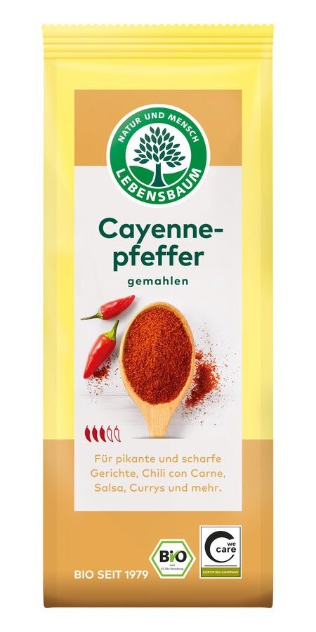 CHILI (PIEPRZ CAYENNE) BIO 50 g - LEBENSBAUM LEBENSBAUM (przyprawy, herbaty, kawy)