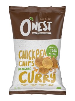 CHIPSY Z CIECIERZYCY Z CURRY BEZGLUTENOWE BIO 75 g - O'NEST O'NEST (chipsy bezglutenowe)