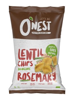 CHIPSY Z SOCZEWICY Z ROZMARYNEM BEZGLUTENOWE BIO 75 g - O'NEST O'NEST (chipsy bezglutenowe)