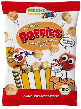 CHRUPKI KUKURYDZIANO - RYŻOWE O SMAKU JABŁKOWO - KARMELOWYM BEZGLUTENOWE DLA DZIECI BIO 40 g - FRECHE FREUNDE (KIDS) FRECHE FREUNDE (musy owocowe, przekąski)