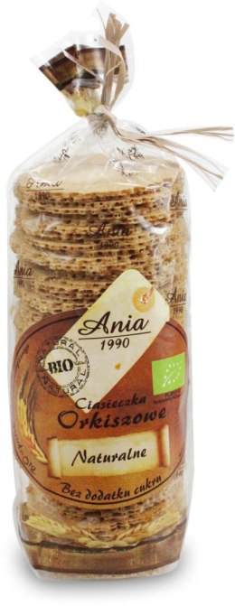 CIASTKA ORKISZOWE NATURALNE BEZ DODATKU CUKRÓW BIO 120 g - BIO ANIA BIO ANIA (ciastka, muffiny, wafle)