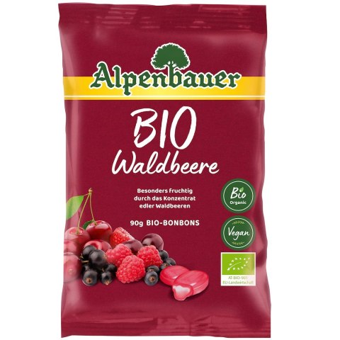 CUKIERKI Z NADZIENIEM O SMAKU OWOCÓW LEŚNYCH BIO 90 g - ALPENBAUER ALPENBAUER (cukierki) CUKIERKI Z NADZIENIEM O SMAKU OWOCÓW LEŚNYCH BIO 90 g - ALPENBAUER ALPENBAUER (cukierki)
