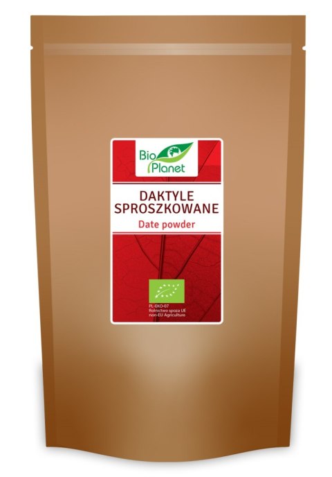DAKTYLE SPROSZKOWANE BIO 800 g - BIO PLANET BIO PLANET - seria CZERWONA (cukry, syropy) DAKTYLE SPROSZKOWANE BIO 800 g - BIO PLANET BIO PLANET - seria CZERWONA (cukry, syropy)