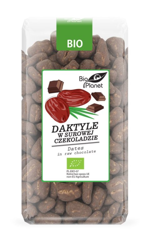DAKTYLE W SUROWEJ CZEKOLADZIE BIO 250 g - BIO PLANET BIO PLANET - seria PRZEKĄSKI