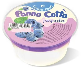 DESER PANNA COTTA Z JAGODAMI 120 g - LAVICA FOOD LAVICA FOOD (hummusy, zupy)