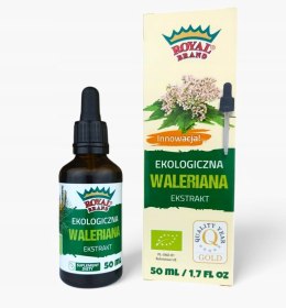 EKSTRAKT Z WALERIANY W KROPLACH BIO 50 ml - ROYAL BRAND ROYAL BRAND (aromaty, ekstrakty, herbaty)