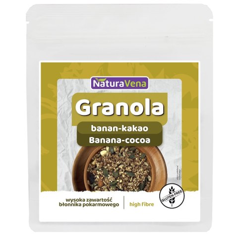 GRANOLA BANAN-KAKAO BEZGLUTENOWA 200 g - NATURAVENA NATURAVENA