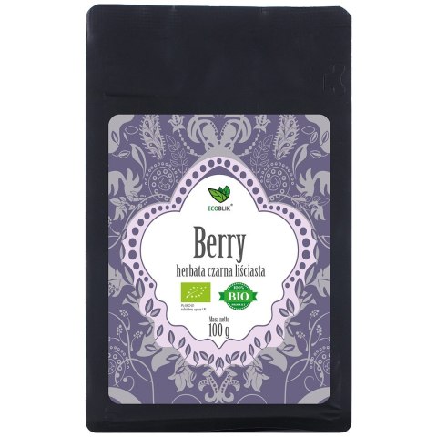 HERBATA CZARNA LIŚCIASTA OWOCE LEŚNE BIO 100 g - ECOBLIK ECOBLIK (herbaty)