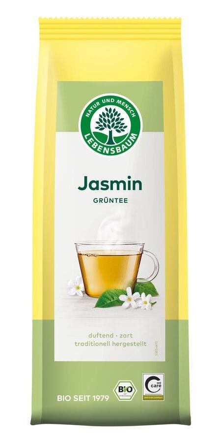 HERBATA ZIELONA LIŚCIASTA JAŚMINOWA BIO 75 g - LEBENSBAUM LEBENSBAUM (przyprawy, herbaty, kawy)