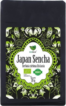 HERBATA ZIELONA LIŚCIASTA SENCHA JAPOŃSKA BIO 70 g - ECOBLIK ECOBLIK (herbaty)