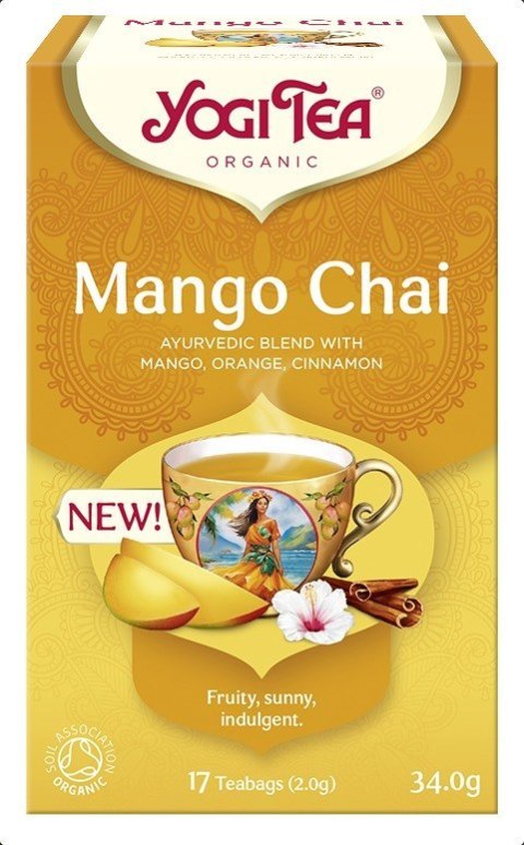 HERBATKA MANGO CHAI BIO (17 x 2 g) 34 g - YOGI TEA YOGI TEA (herbaty i herbatki)