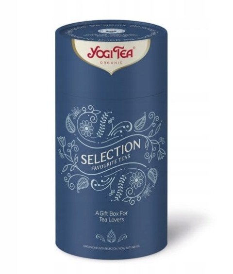 HERBATKA MIX PREZENTOWY BIO (5 SMAKÓW) (30 x 2 g) 60 g - YOGI TEA YOGI TEA (herbaty i herbatki)