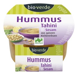 HUMMUS TAHINI BIO 150 g - BIO-VERDE BIO-VERDE (oliwki, sery, makarony, przystawki)