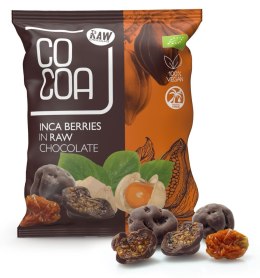 JAGODY INKASKIE W CZEKOLADZIE SUROWEJ BIO 70 g - COCOA COCOA (czekolady i bakalie w surowej czekoladzie)