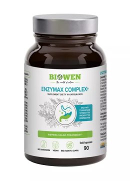 KAPSUŁKI NA WSPARCIE TRAWIENIA ENZYMAX COMPLEX+ 90 szt. - BIOWEN BIOWEN (suplementy diety)