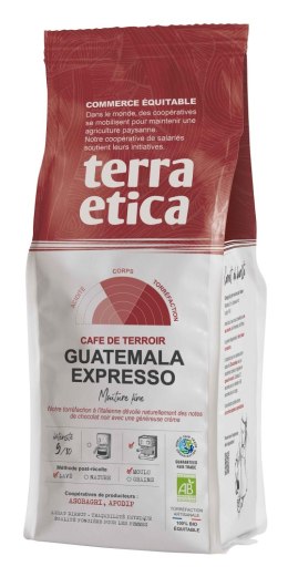 KAWA MIELONA ARABICA 100 % ESPRESSO GWATEMALA FAIR TRADE BIO 250 g - TERRA ETICA TERRA ETICA (kawy, czekolady do picia, kakao)