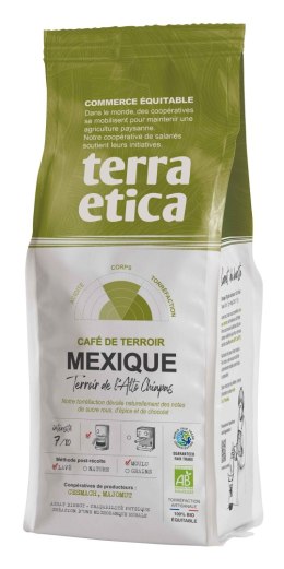 KAWA MIELONA ARABICA 100 % MEKSYK FAIR TRADE BIO 250 g - TERRA ETICA TERRA ETICA (kawy, czekolady do picia, kakao)