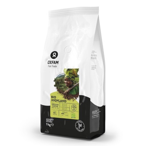 KAWA MIELONA ARABICA/ROBUSTA WYSOKOGÓRSKA FAIR TRADE BIO 1 kg - OXFAM OXFAM FAIR TRADE (FT) (kawy i inne produkty FT)