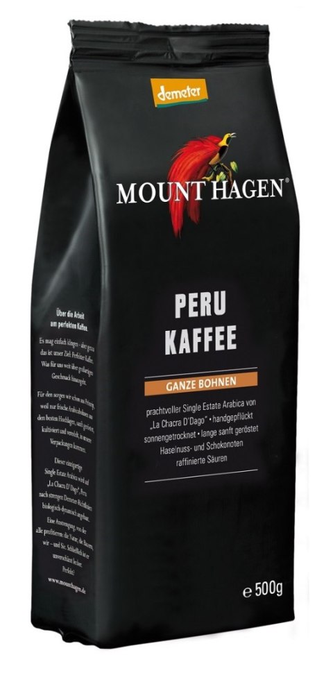 KAWA ZIARNISTA ARABICA 100 % PERU DEMETER BIO 500 g - MOUNT HAGEN MOUNT HAGEN (kawy) KAWA ZIARNISTA ARABICA 100 % PERU DEMETER BIO 500 g - MOUNT HAGEN MOUNT HAGEN (kawy)
