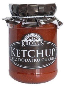 KETCHUP BEZ DODATKU CUKRÓW BEZGLUTENOWY 180 g - KROKUS KROKUS (przetwory owocowe i warzywne)